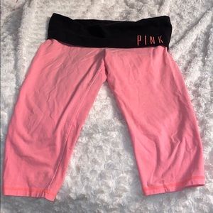 VS Pink yoga Capri